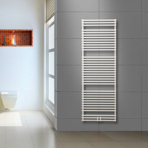 hot water towel radiator / metal / contemporary / bathroom