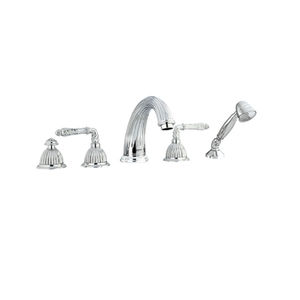 double-handle bathtub mixer tap