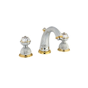 double-handle washbasin mixer tap