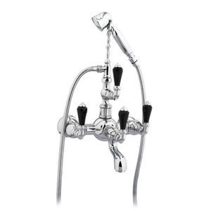 double-handle shower mixer tap