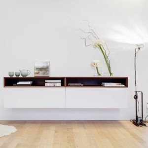 wall-mounted shelves