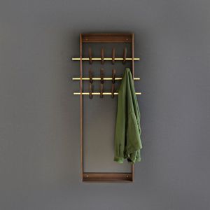 wall-mounted coat rack