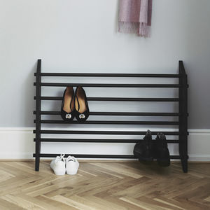 contemporary shoe rack