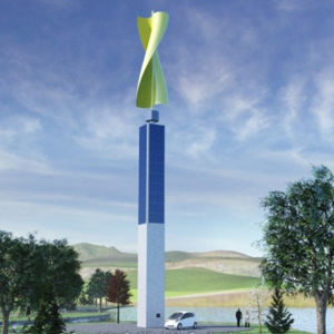 vertical-axis wind turbine