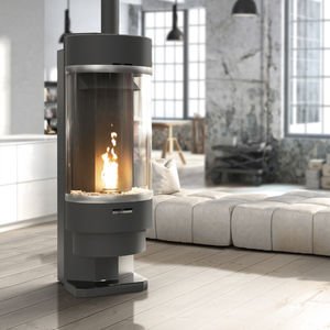pellet heating stove