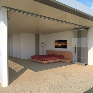 sliding and stacking patio door
