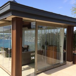 sliding and stacking patio door