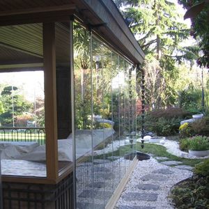 sliding and stacking patio door