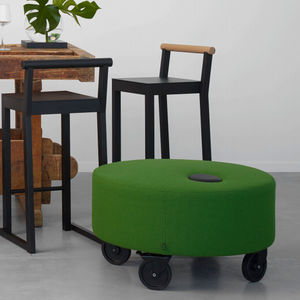 contemporary pouf