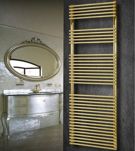 hot water towel radiator / steel / contemporary / wall-mounted
