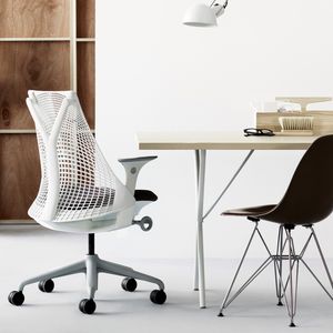 contemporary office armchair / fabric / polypropylene / on casters
