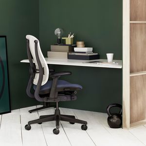 contemporary office armchair / fabric / on casters / star base