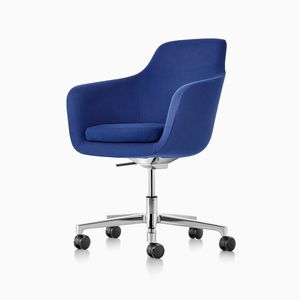 contemporary office armchair / fabric / on casters / star base