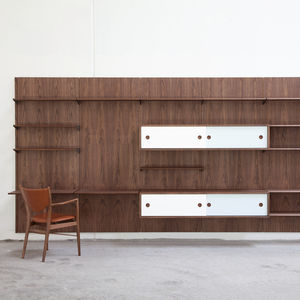 wall-mounted bookcase