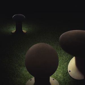 floor-standing lamp / contemporary / glass / LED