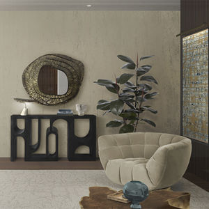 wall-mounted mirror