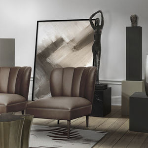 contemporary fireside chair