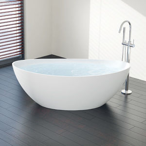 Freestanding Bathtub Bw 03 L Badeloft Gmbh Oval Stone Resin