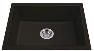 single-bowl kitchen sink