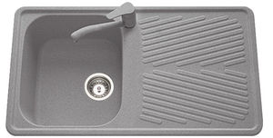 single-bowl kitchen sink