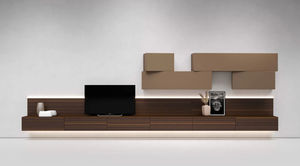 contemporary TV wall unit