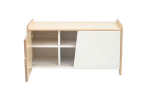 contemporary bedside table / wooden / rectangular / child's unisex