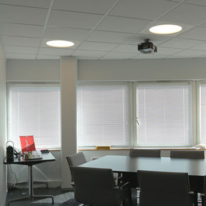 recessed downlight / LED / round / aluminum