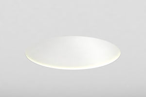 recessed ceiling light fixture / LED / round / aluminum