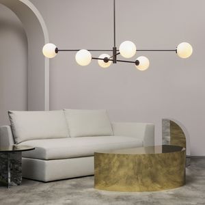 contemporary chandelier / glass / LED / halogen