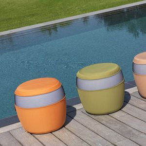 contemporary pouf