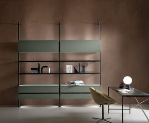 wall-mounted shelving system