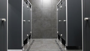 HPL shower cubicle