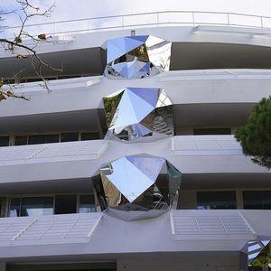 stainless steel facade