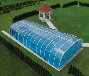 high swimming pool enclosure