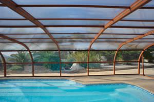 high swimming pool enclosure