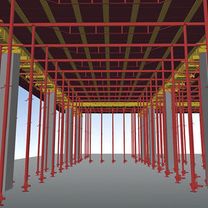 metal scaffolding