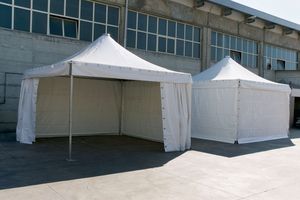 coated fabric gazebo