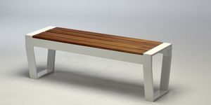 contemporary garden bench