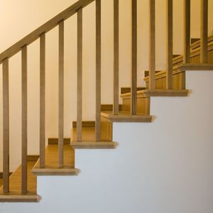 wooden railing
