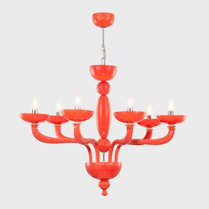contemporary chandelier / Murano glass / LED / handmade