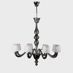 contemporary chandelier / Murano glass / LED / handmade
