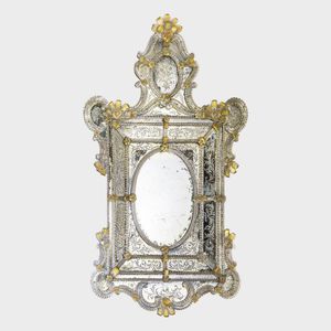 wall-mounted mirror