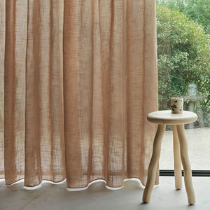 plain sheer curtain fabric