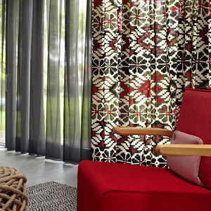 patterned sheer curtain fabric
