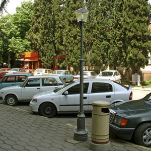urban lamp post