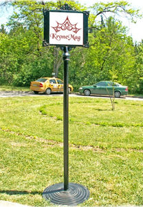 outdoor display panel / advertising / metal
