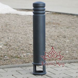 security bollard / cast iron / high-resistance