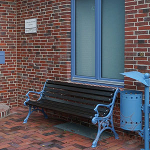 traditional public bench