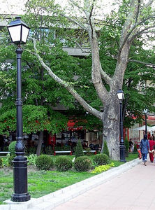 urban lamppost / traditional / cast iron / LED