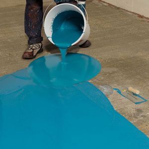 liquid epoxy resin floor covering